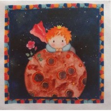 BAVLNĚNÝ PANEL MALÝ PRINC 20x20 cm  MDP95