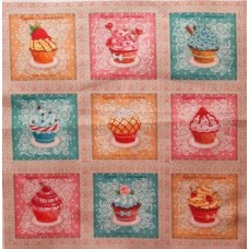 BAVLNĚNÁ LÁTKA - panel 35 x 35 cm  FNP328