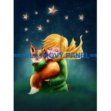 BAVLNĚNÝ PANEL Malý princ - 11x15 cm BSK-06