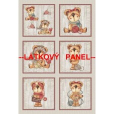 BAVLNĚNÝ PANEL - SADA  27 x 40 cm  MDF3