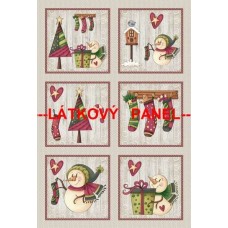 BAVLNĚNÝ PANEL - SADA větší 35 x 53 cm  MDVf16