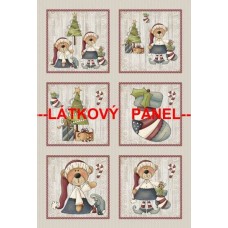 BAVLNĚNÝ PANEL - SADA větší 35 x 53 cm  MDVf46