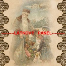 BAVLNĚNÝ PANEL  15x15 cm   fbv182
