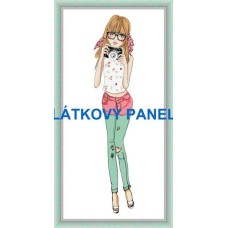BAVLNĚNÝ PANEL  8 x 15 cm   DOF576
