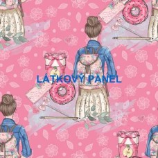 BAVLNĚNÝ PANEL  25x25 cm   DOF713