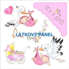 BAVLNĚNÝ PANEL  15 x 15 cm   DOF743