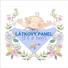 BAVLNĚNÝ PANEL  15 x 15 cm   DOF745