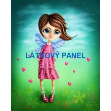 BAVLNĚNÝ PANEL Víla 7x10 cm  BSK-97