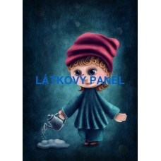 BAVLNĚNÝ PANEL Vodnář 7x10 cm  BSK-127