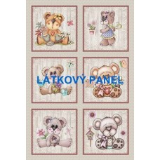 BAVLNĚNÝ PANEL - SADA větší 36x53 cm  MDVf347