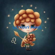 BAVLNĚNÝ PANEL Lev 20x20 cm  BSK-189