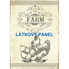 BAVLNĚNÝ PANEL  20x30 cm  far19